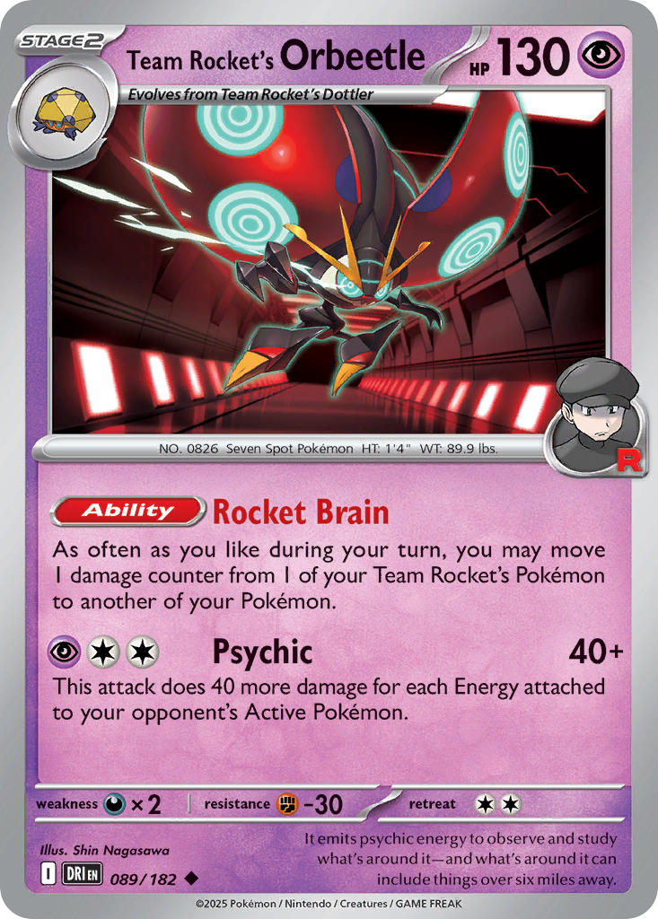 Team Rocket's Orbeetle 89/182