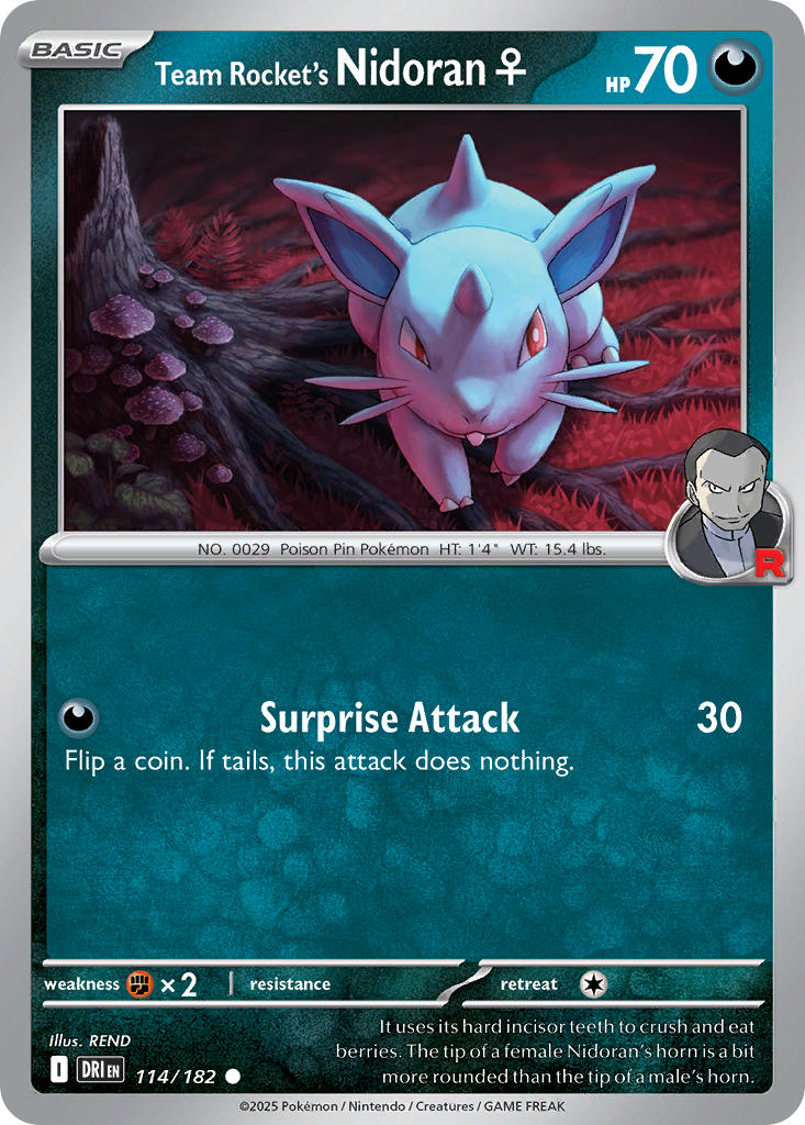 Team Rocket's Nidoran? 114/182