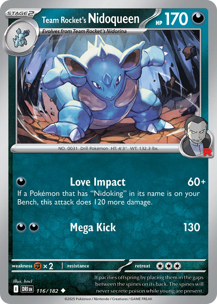 Team Rocket's Nidoqueen 116/182