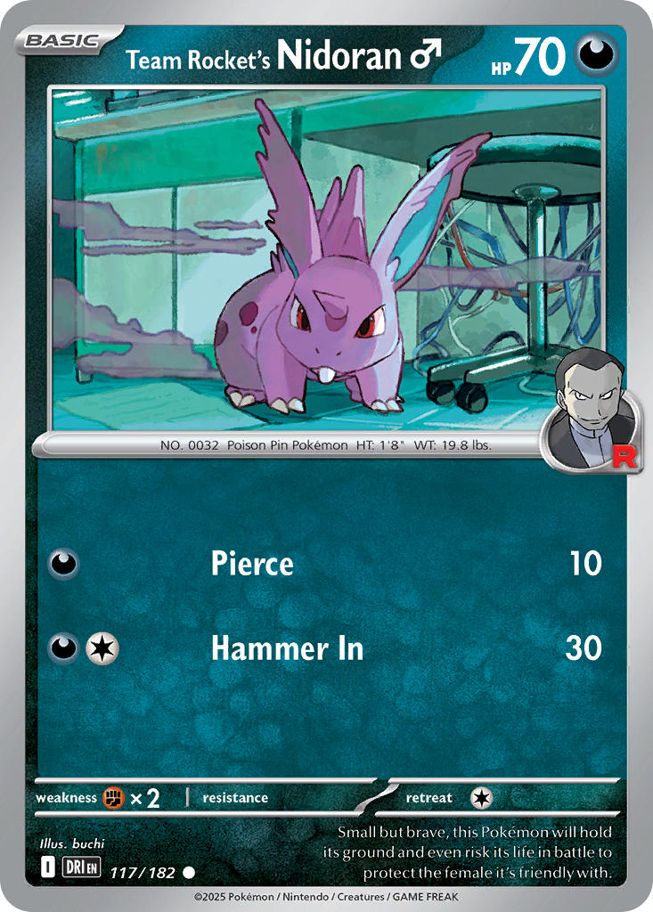 Team Rocket's Nidoran? 117/182