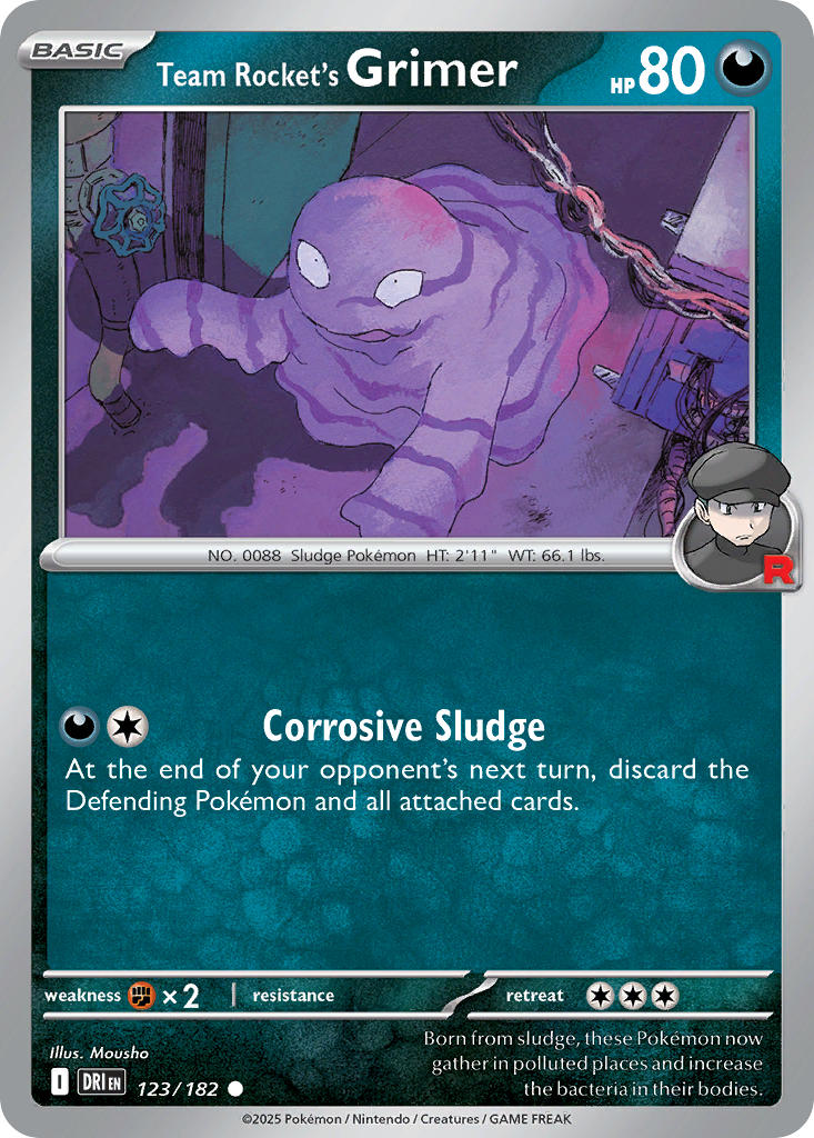 Team Rocket's Grimer 123/182