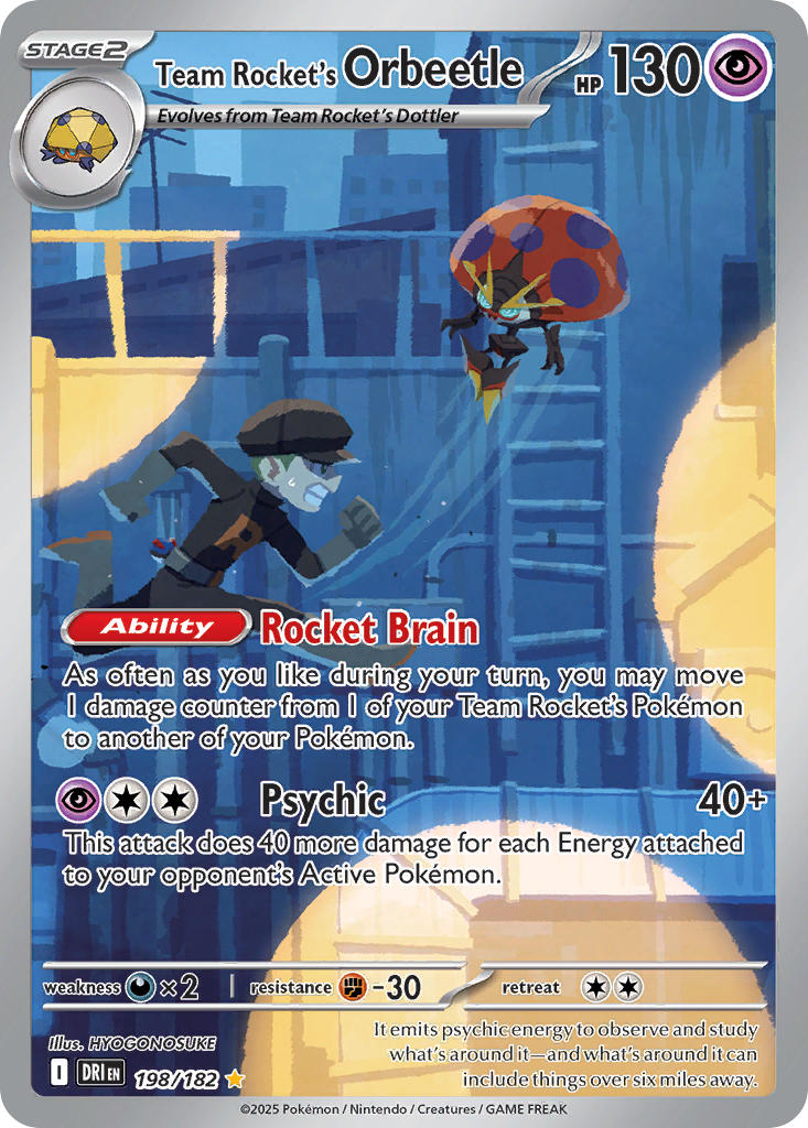 Team Rocket's Orbeetle 198/182