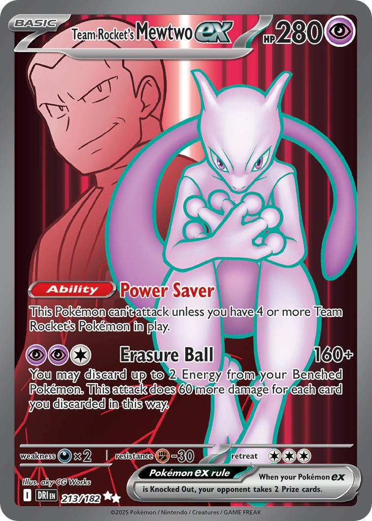 Team Rocket's Mewtwoex 213/182