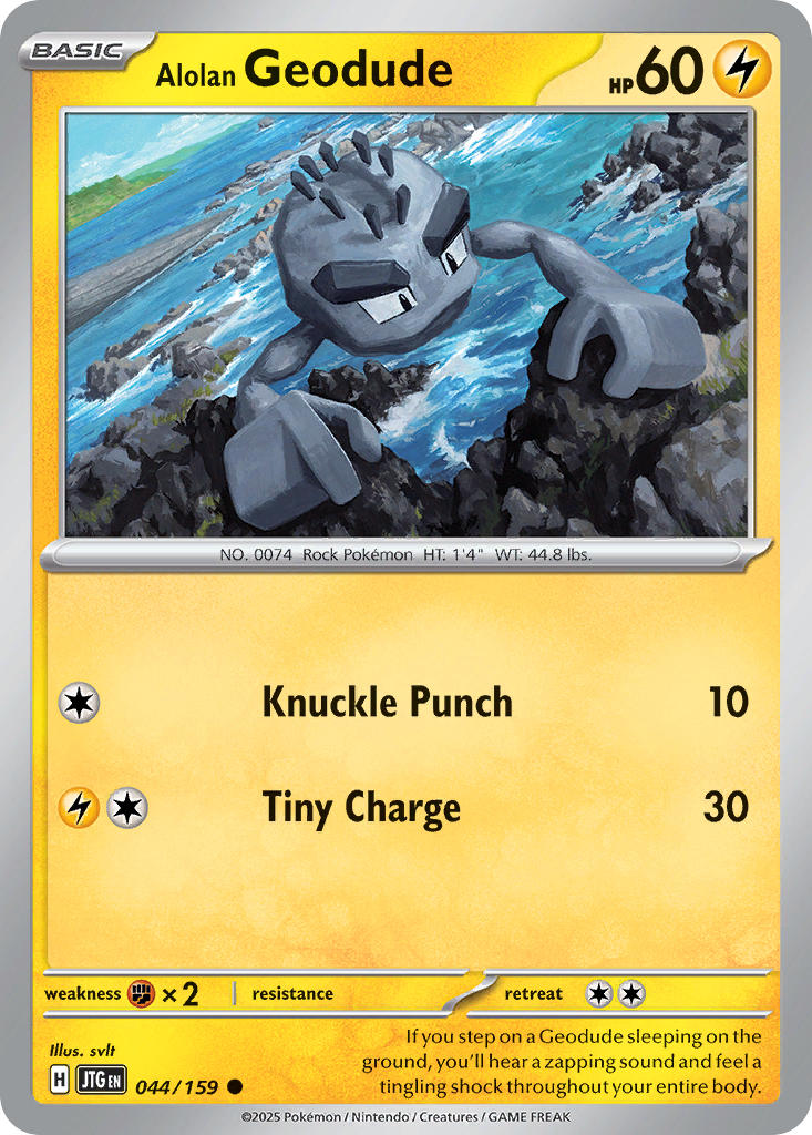 Alolan Geodude 44/159