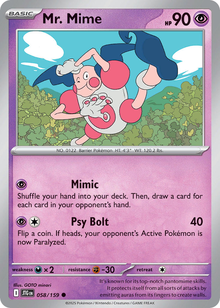 Mr. Mime 58/159