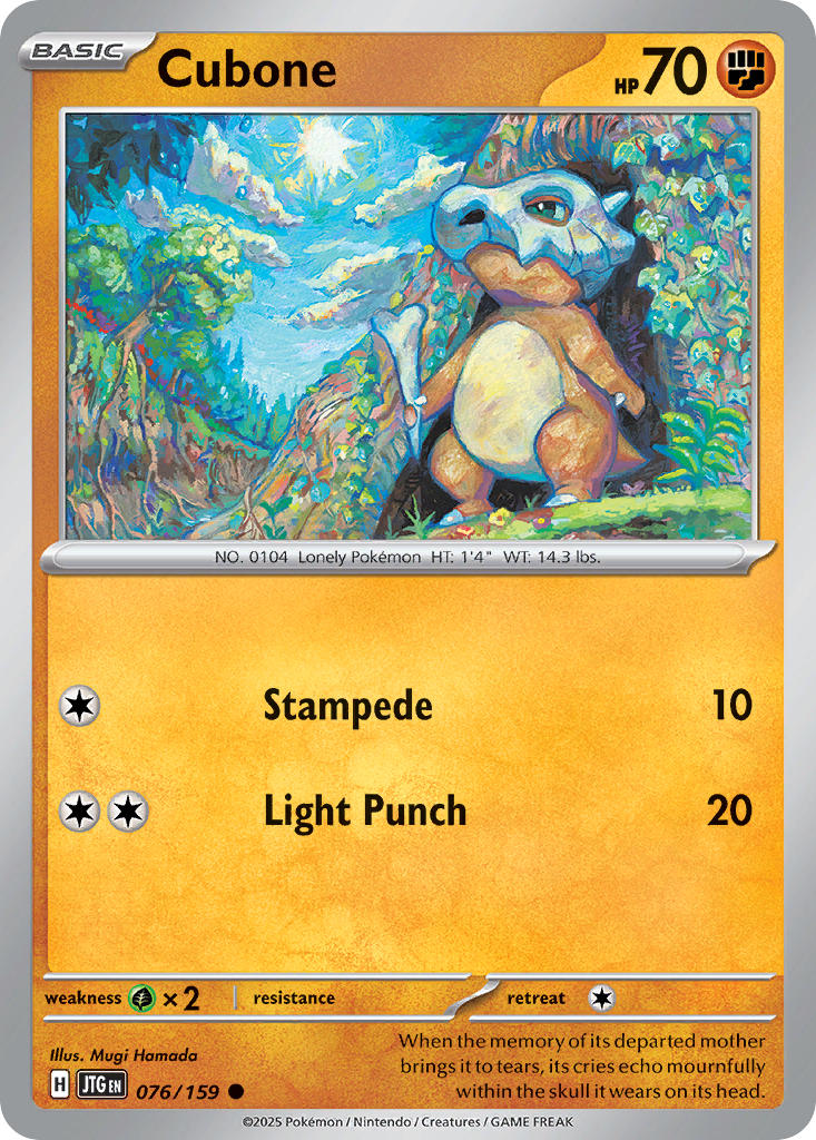 Cubone 76/159