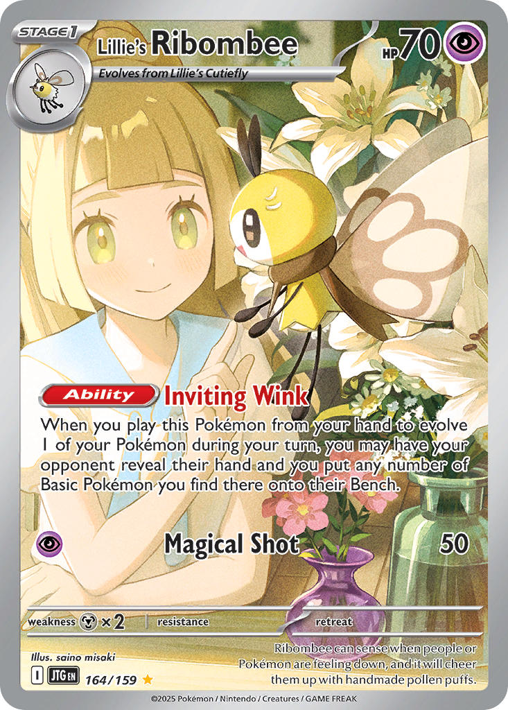 Lillie's Ribombee Psychic 164/159