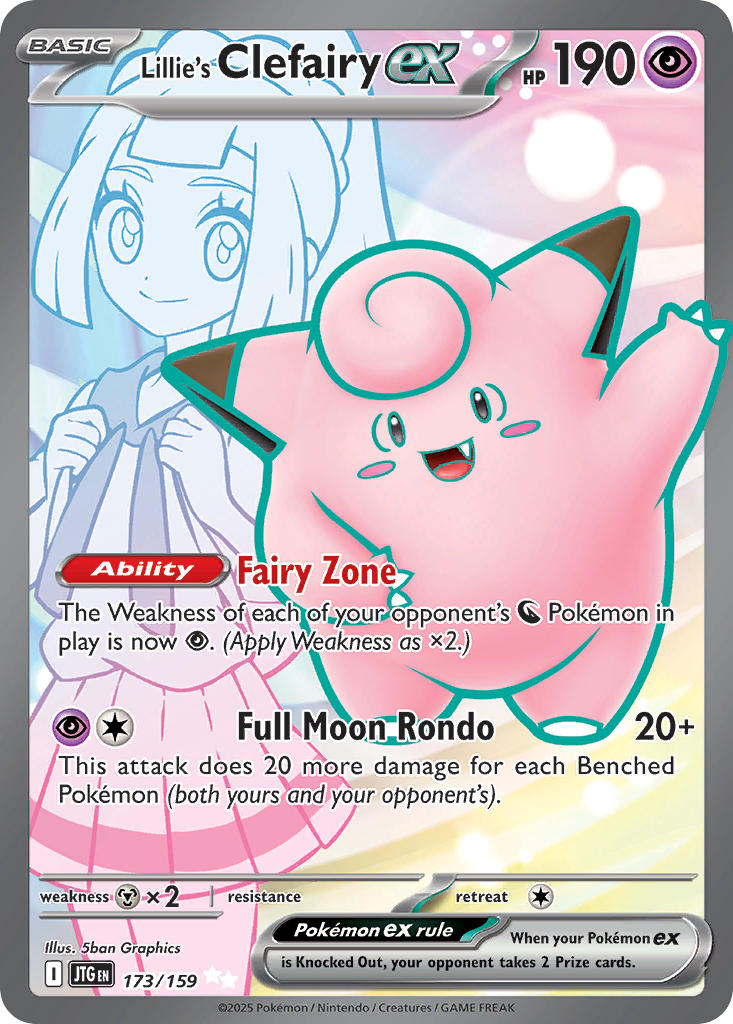 Lillie's Clefairyex Psychic 173/159