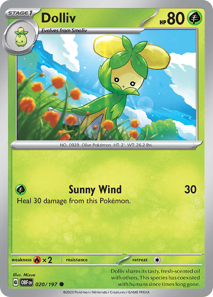 Dolliv 020/197 Reverse holo