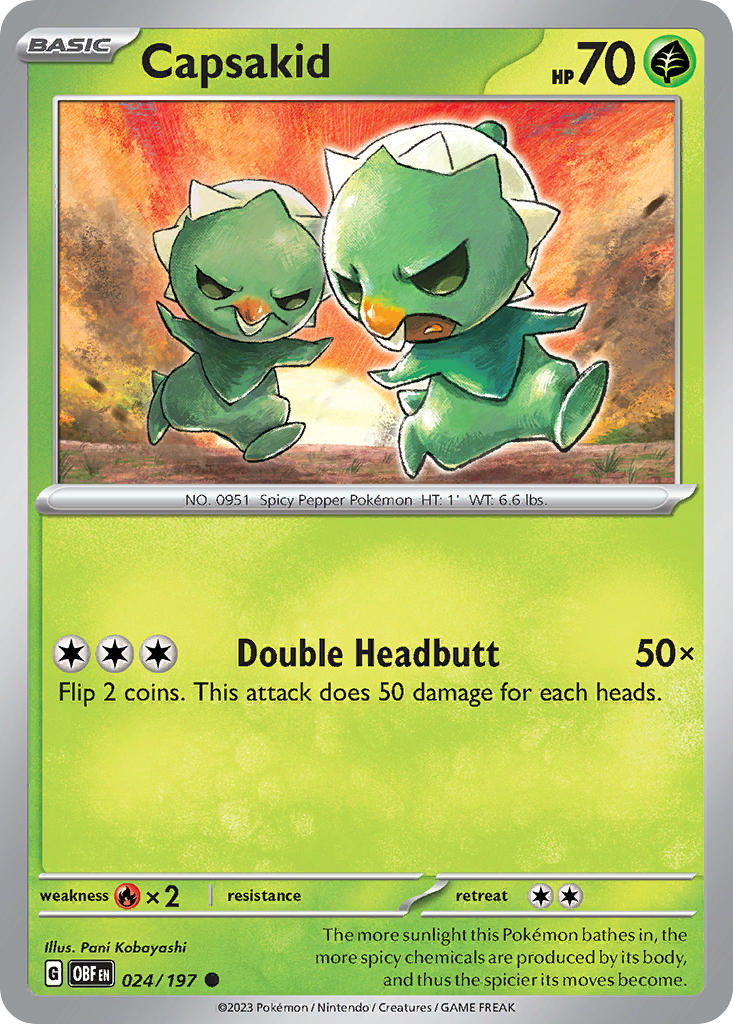 Capsakid 024/197 Reverse holo