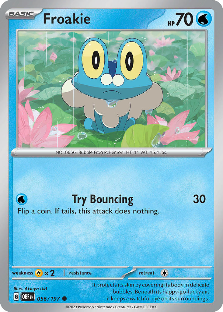 Froakie 056/197 Reverse holo