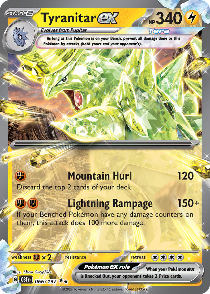 Tyranitarex 066/197 Reverse holo