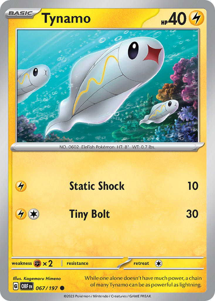 Tynamo 067/197 Reverse holo