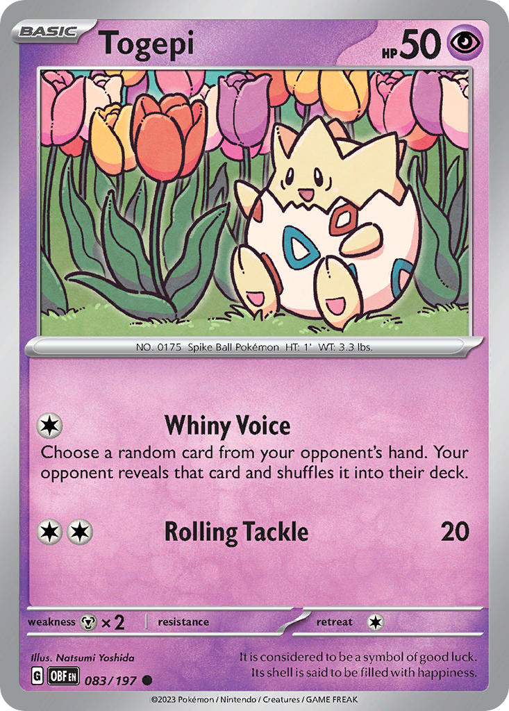 Togepi 083/197 Reverse holo