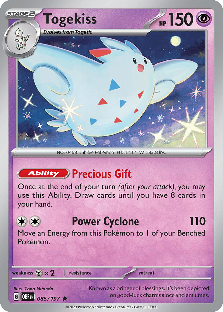 Togekiss 085/197 Reverse holo