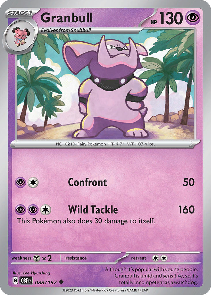 Granbull 088/197 Reverse holo