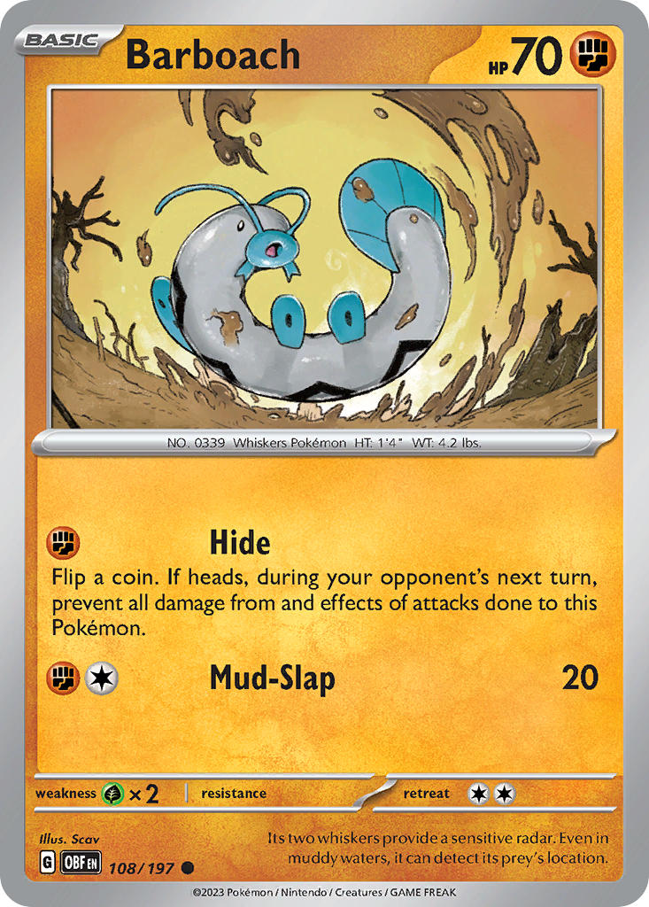 Barboach 108/197 Reverse holo