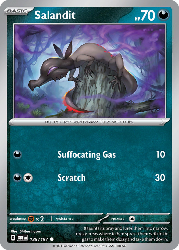 Salandit 139/197 Reverse holo