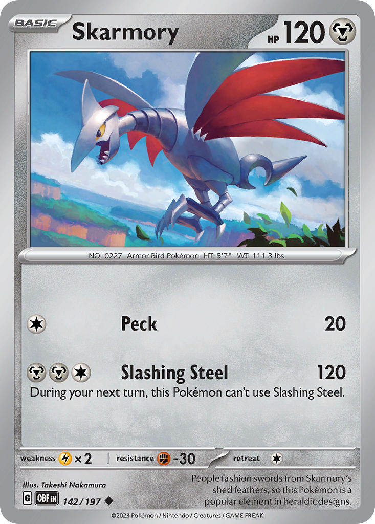 Skarmory 142/197 Reverse holo