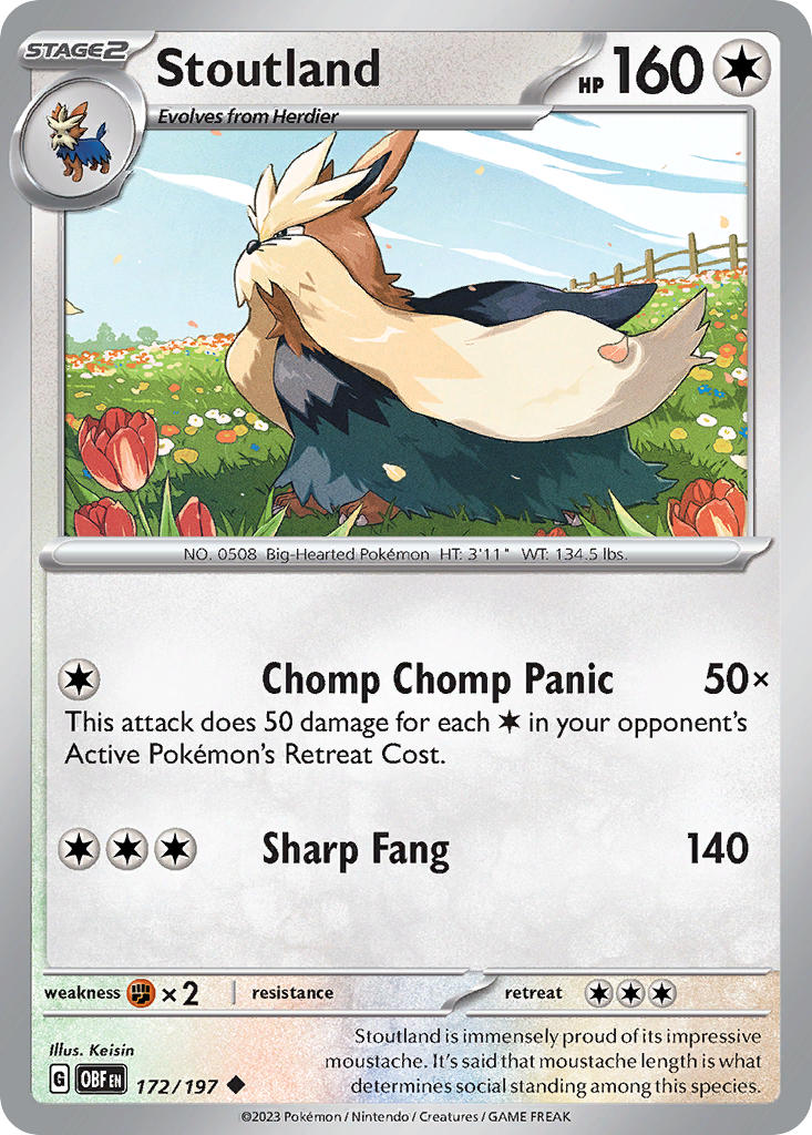 Stoutland 172/197 Reverse holo