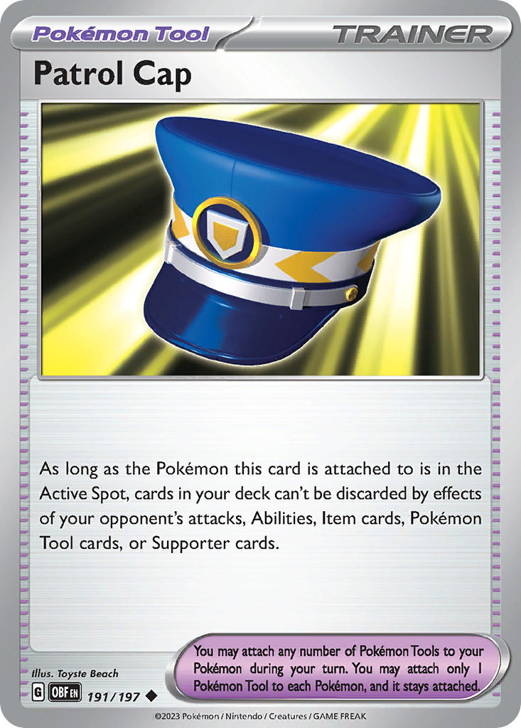 Patrol Cap 191/197 Reverse holo
