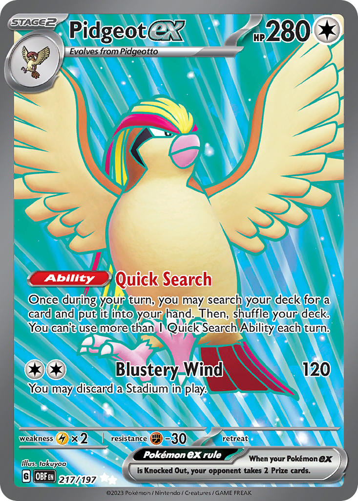 Pidgeotex 217/197