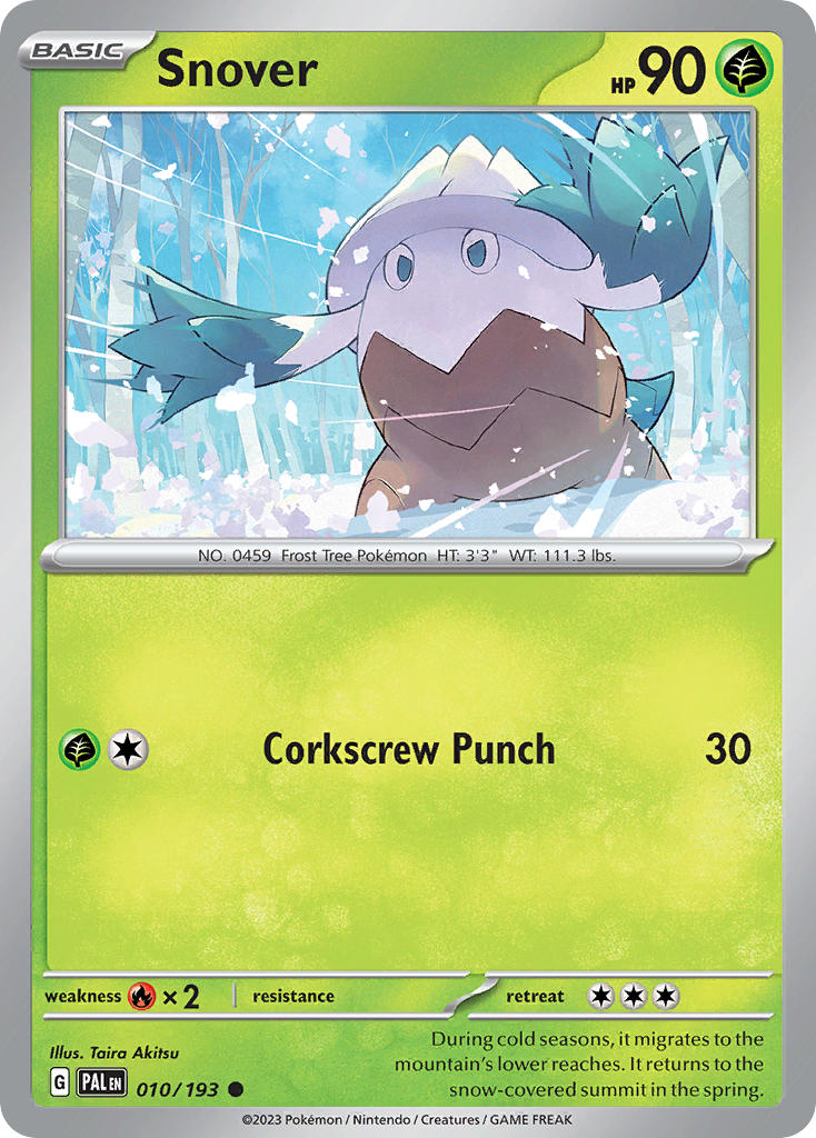 Snover 10/193 Reverse holo