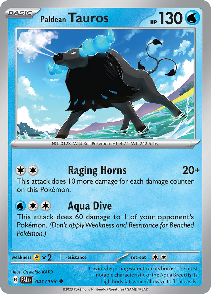 Paldean Tauros 41/193