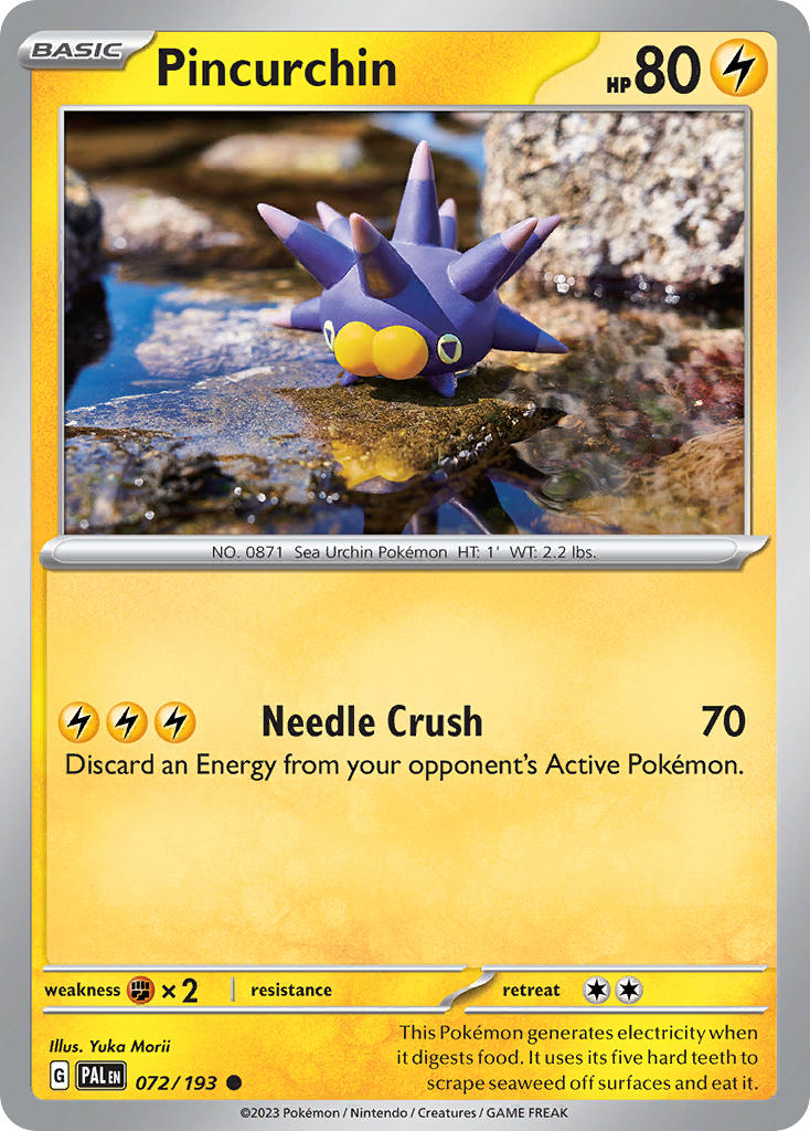 Pincurchin 72/193 Reverse holo