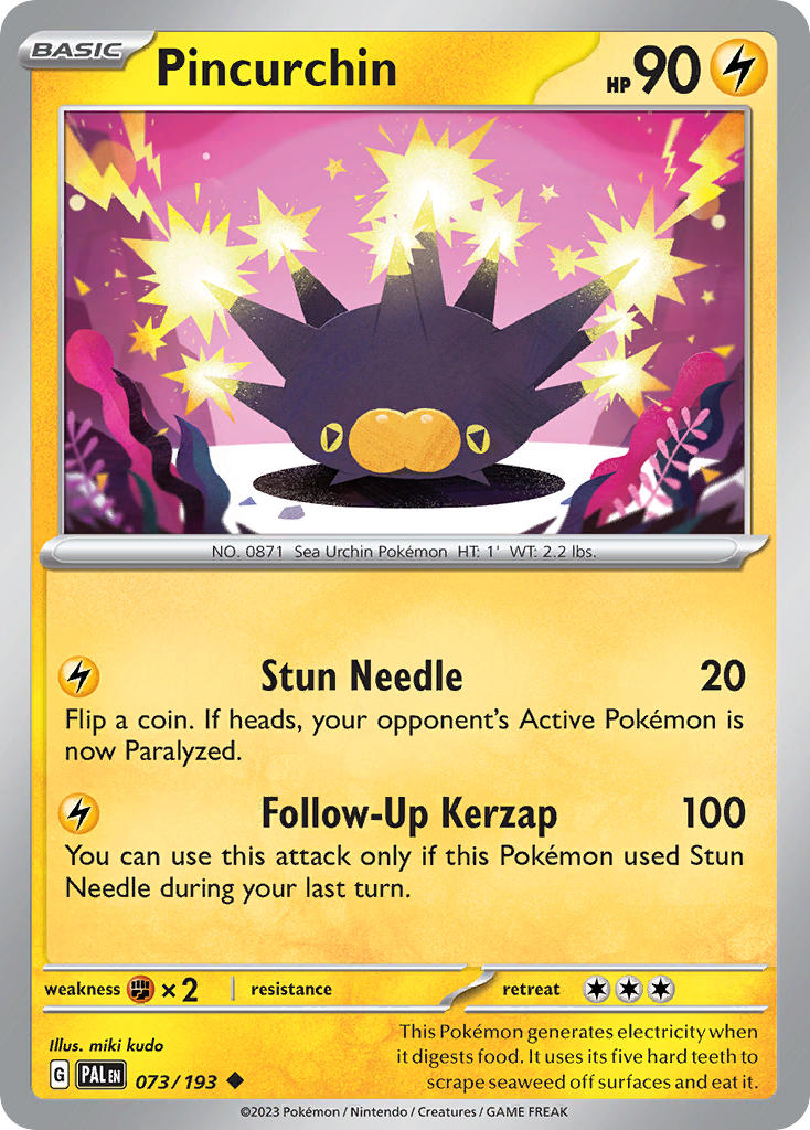 Pincurchin 73/193 Reverse holo