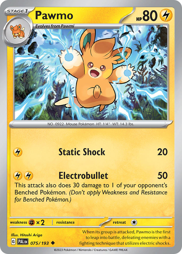 Pawmo 75/193 Reverse holo