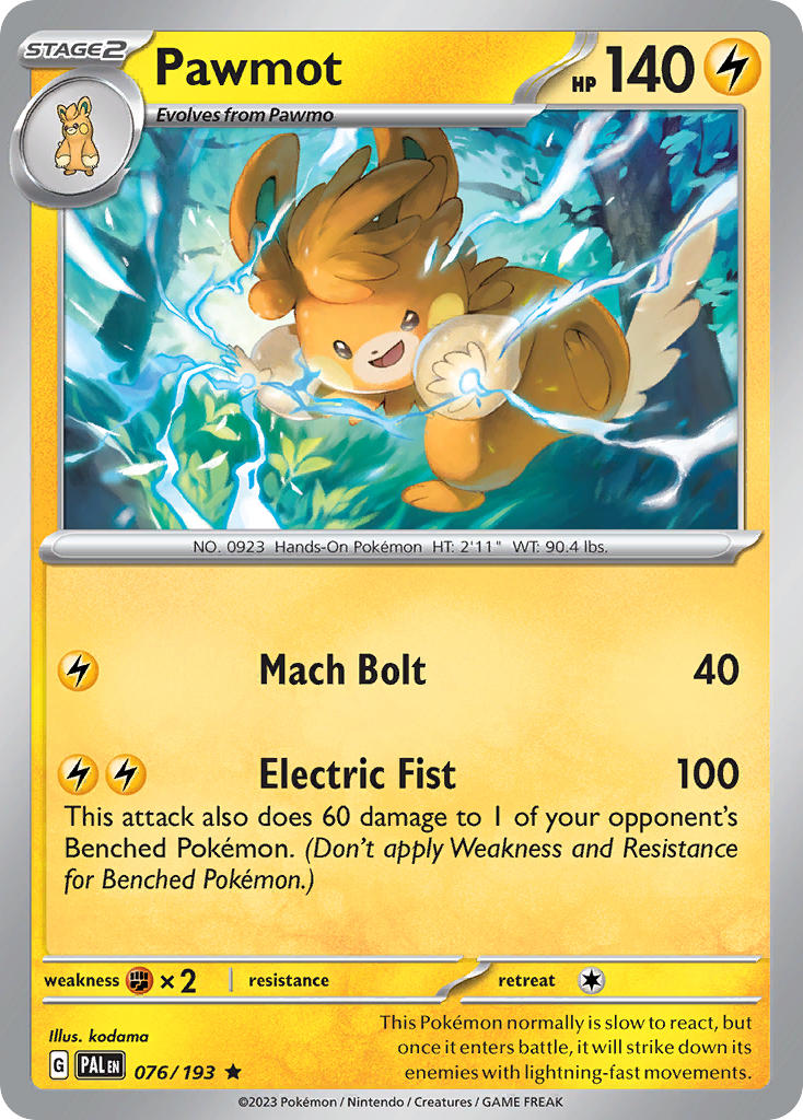 Pawmot 76/193 Reverse holo