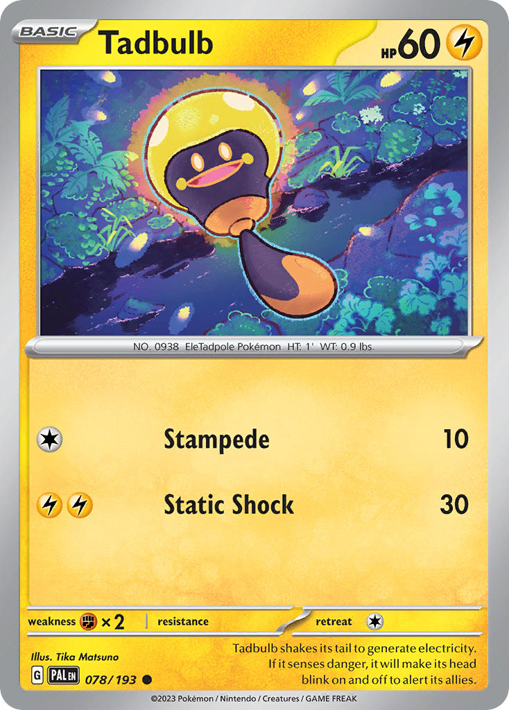 Tadbulb 78/193 Reverse holo