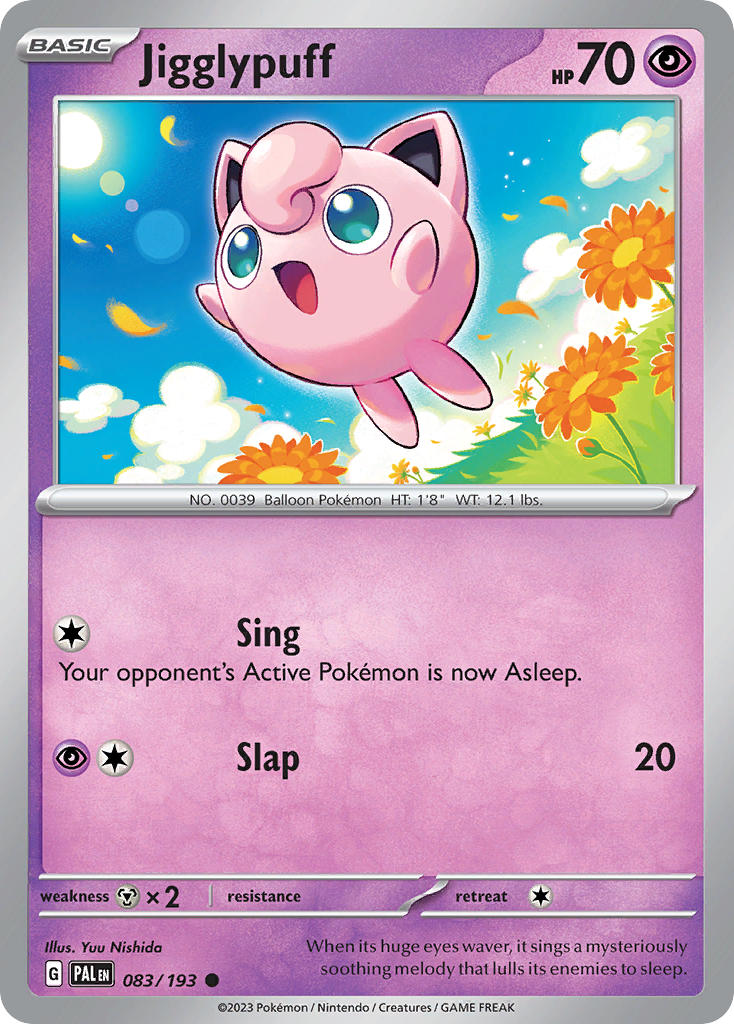 Jigglypuff 83/193 Reverse holo