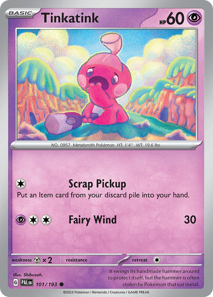 Tinkatink 101/193 Reverse holo