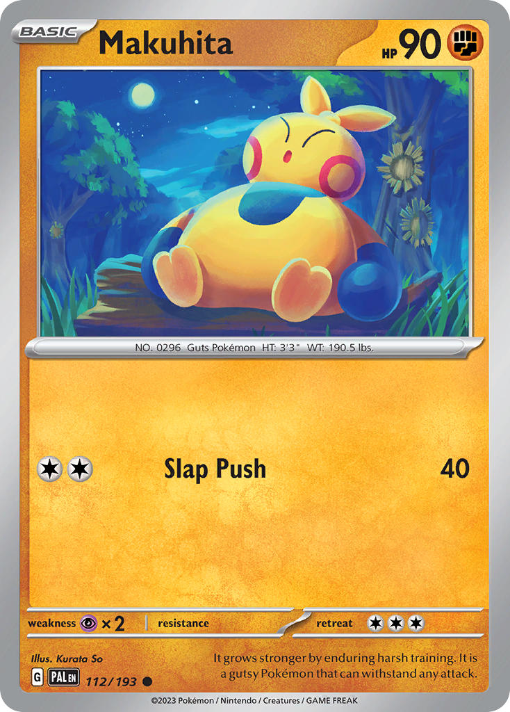 Makuhita 112/193 Reverse holo