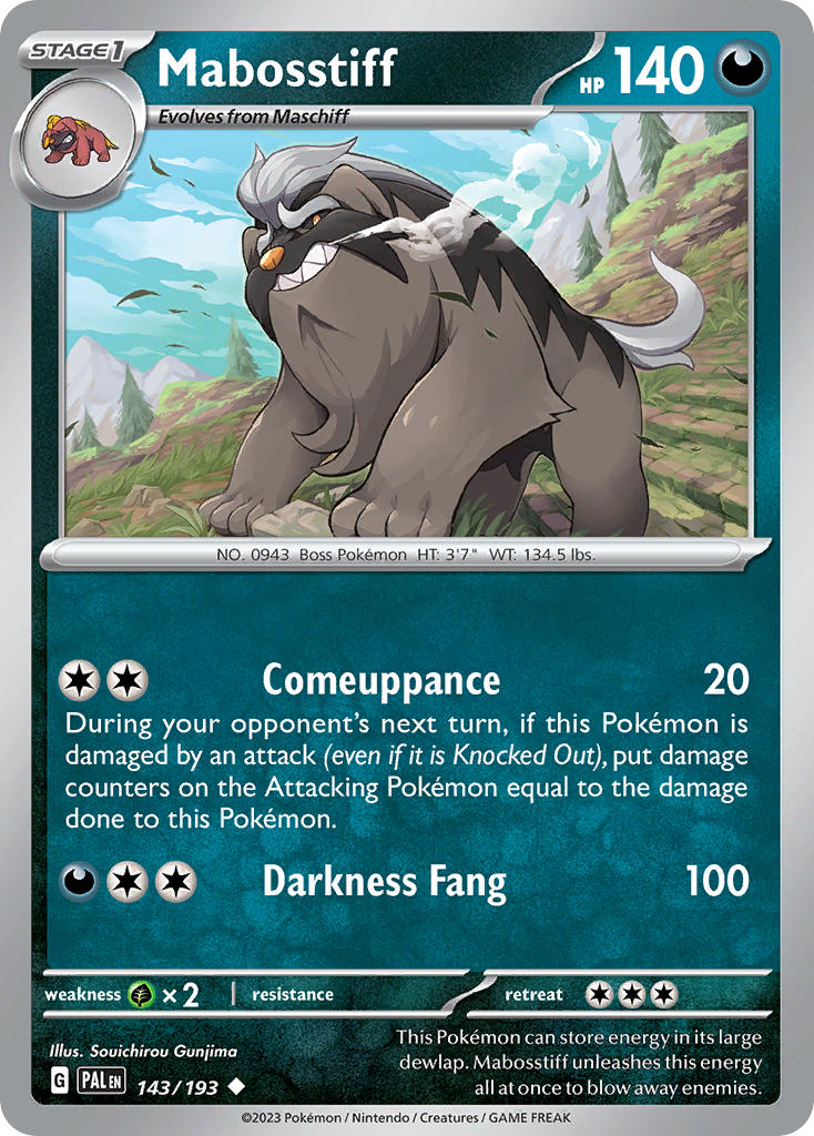 Mabosstiff 143/193 Reverse holo