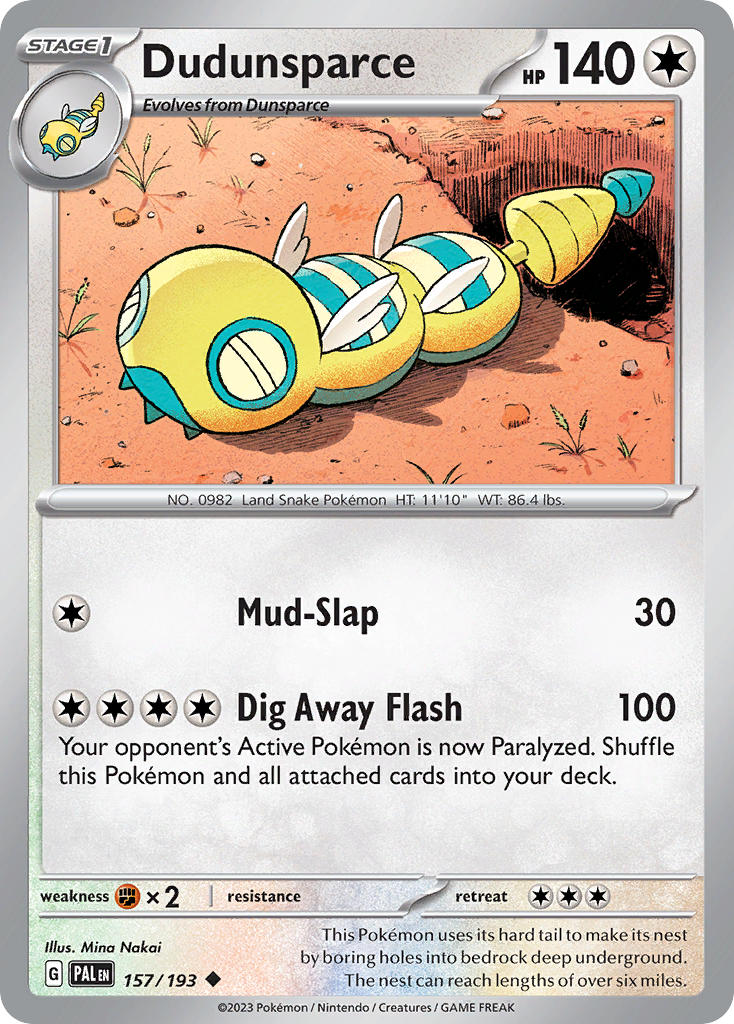Dudunsparce 157/193