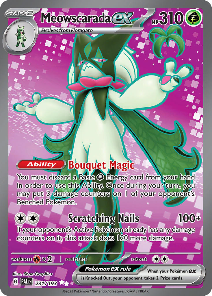 Meowscarada ex 231/193