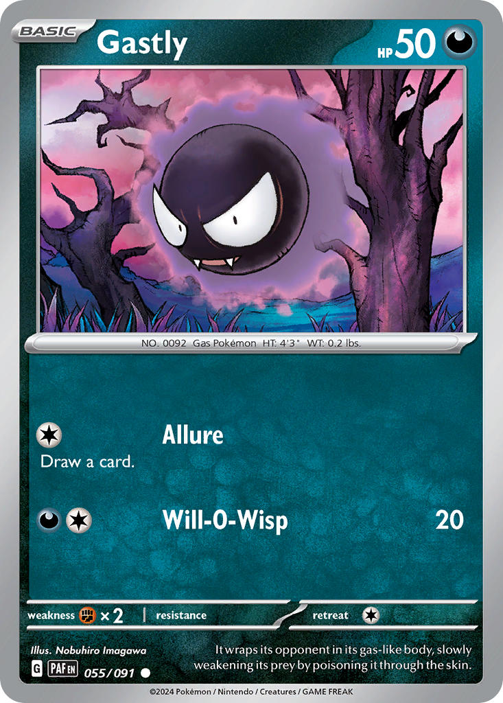 Gastly 55/91 Reverse holo