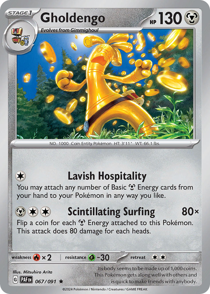Gholdengo 67/91 Reverse holo