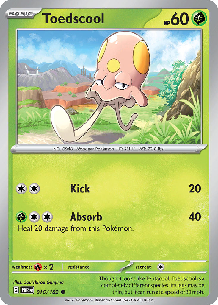 Toedscool 016/182 Reverse holo