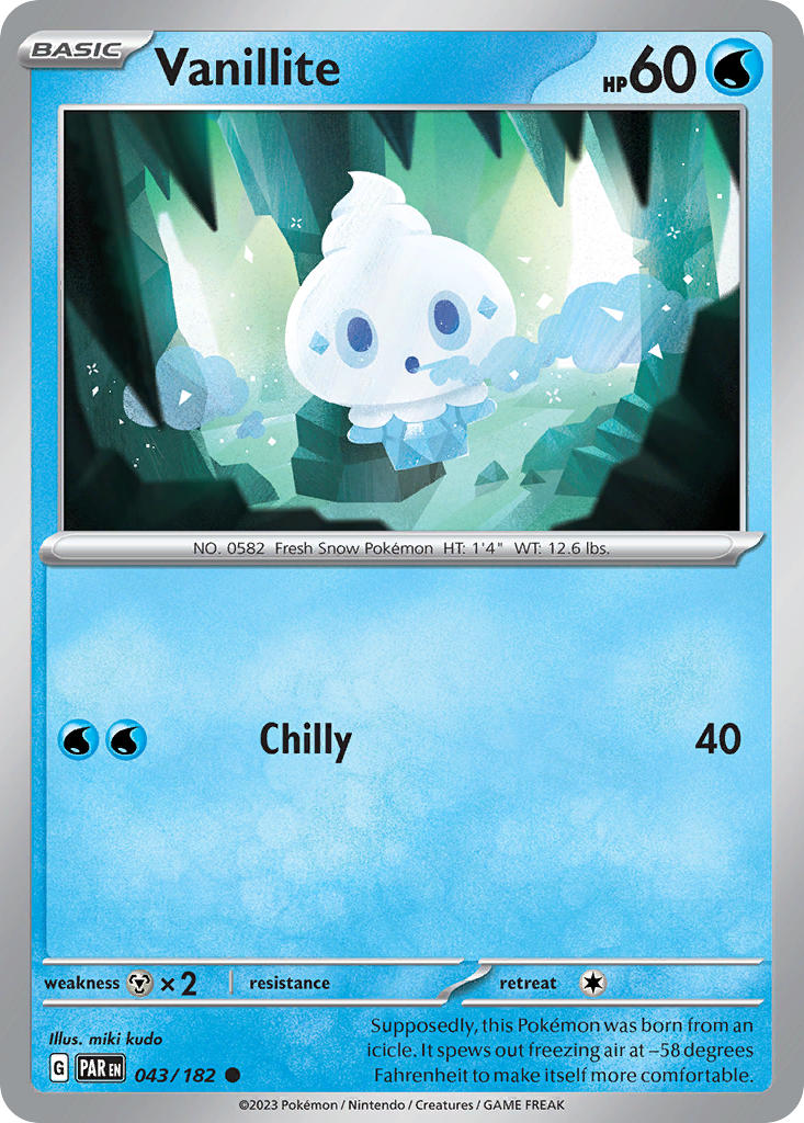 Vanillite 043/182 Reverse holo