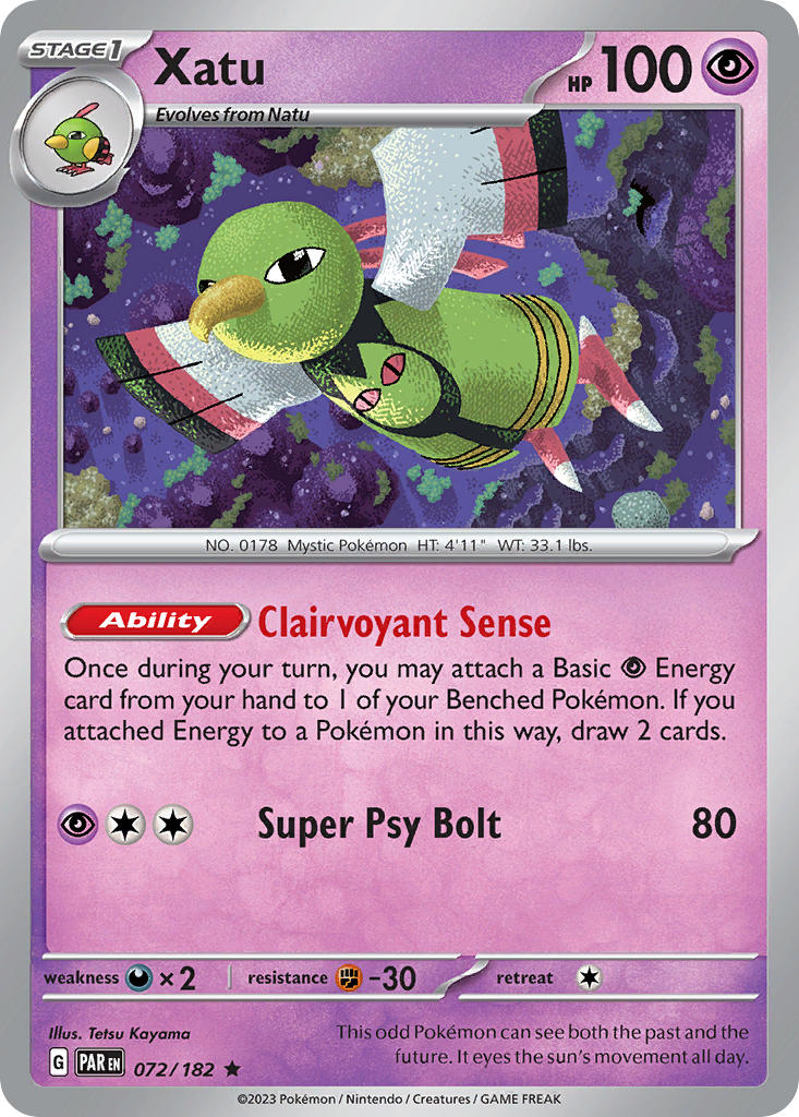 Xatu 072/182 Reverse holo