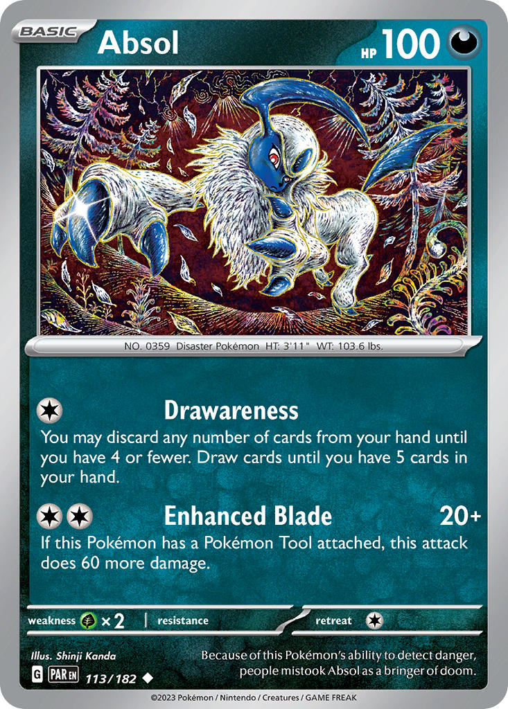 Absol 113/182 Reverse holo