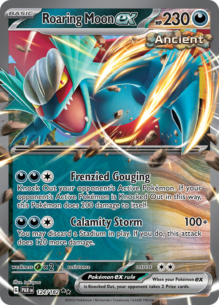 Roaring Moonex 124/182 Reverse holo