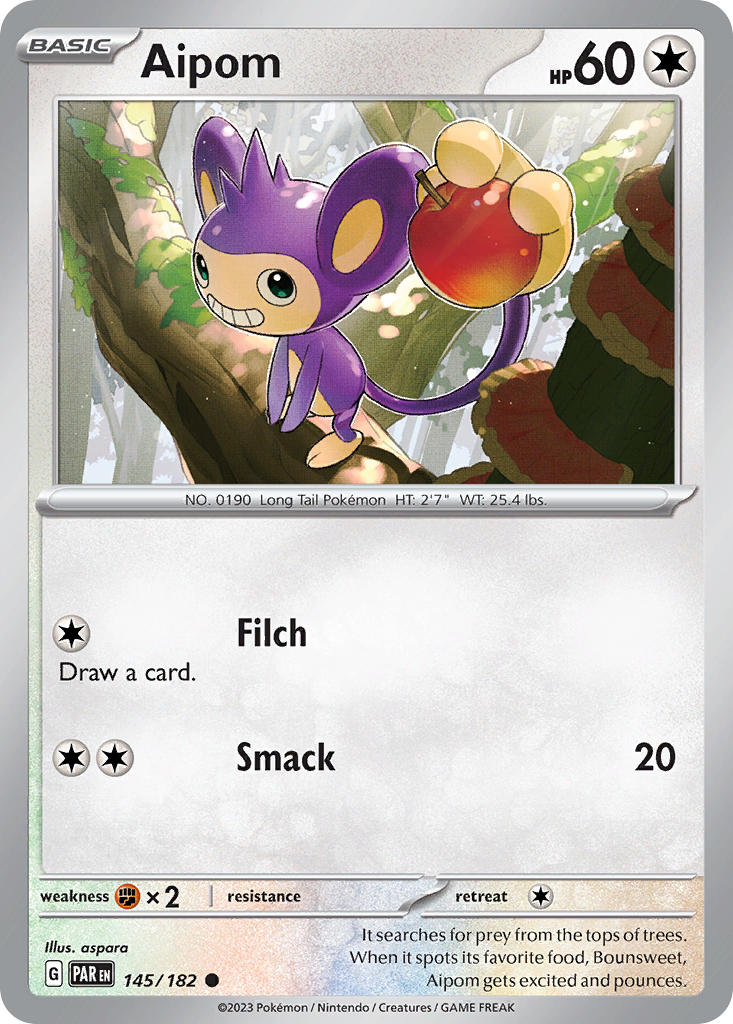 Aipom 145/182 Reverse holo