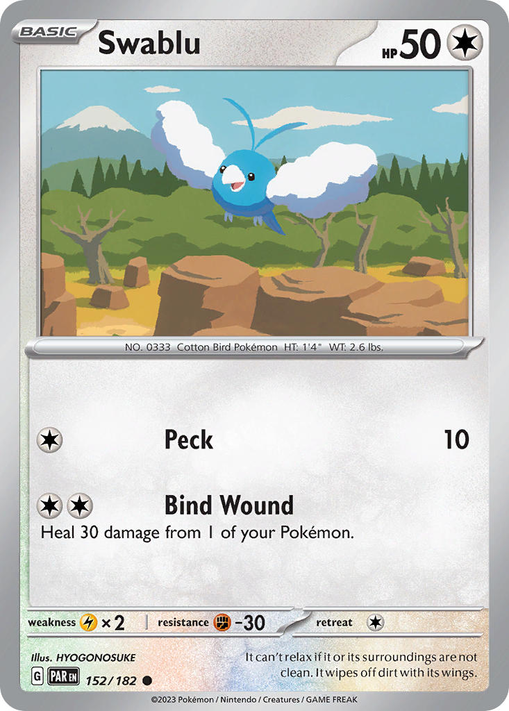 Swablu 152/182 Reverse holo