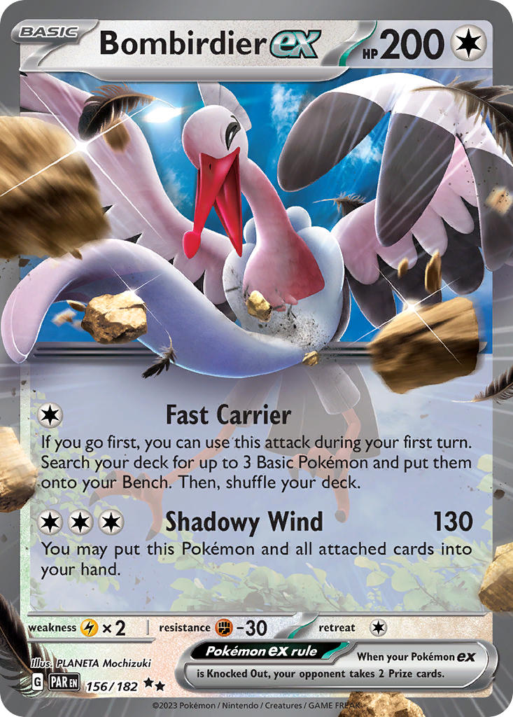 Bombirdierex 156/182 Reverse holo