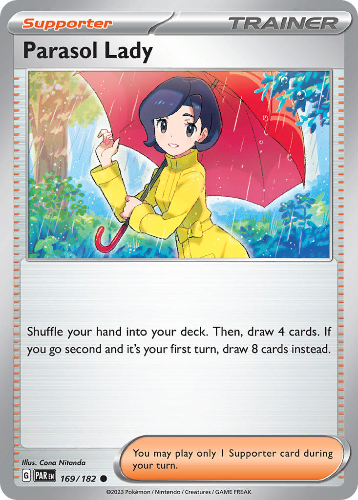 Parasol Lady 169/182 Reverse holo